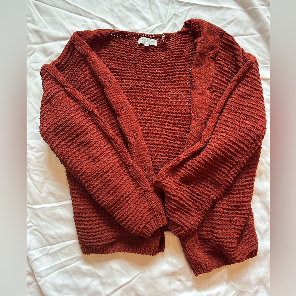 Maroon Cardigan
